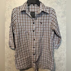 Abercrombie and fitch button down top small